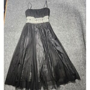 Tess Black Mesh Ruffle Dress White Lace Gothic Goth Whimsigoth 4 Prom Fairy